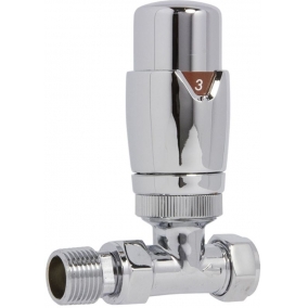 Essential Heating - Thermostatic Straight Valve Pair