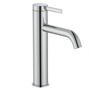 Roca Taps & Wastes - Ona Basin Mixer Mezzo Smooth Body With Waste, Cold Start