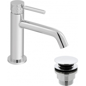 Vado Taps & Wastes - Omika Single Lever Mono Basin Mixer With Universal Waste