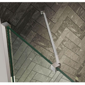 Kudos Shower Enclosures - Ultimate2 Corner Stabiliser Pack Including Rail 300mm