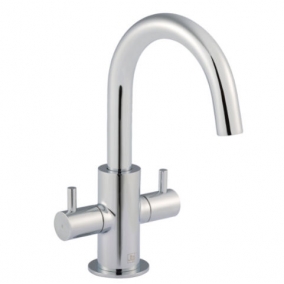 Just Taps Taps & Wastes - Florence 2 Handle Mono Basin Mixer With Swivel Spout