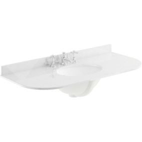 Bayswater Furniture - 1000mm Single Bowl With Radius, 3 Tap Hole