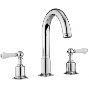 Crosswater Taps & Wastes - Belgravia Lever Bath 3 Hole Set