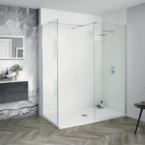 Aquadart Shower Enclosures - Wetroom 8 Panel 800mm