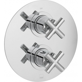 Vado Showers - Elements Water 1 Outlet 2 Handle Concealed Thermostatic