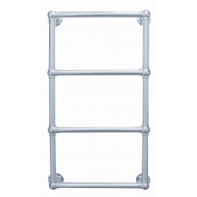 JIS Heating & Towel Warmers - Fletching Electric Flat Fronted Towel Rail 910x520mm