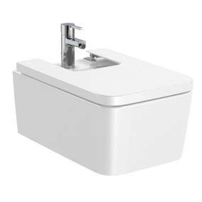 Roca Toilets & Bidets - Inspira Square Wall-Hung Bidet 1TH