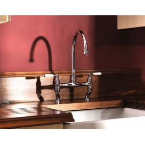 Sterling Taps & Wastes - Abode Astbury Dual Lever Bridge Mixer