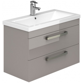 Essential Furniture - Nevada 800mm Wall Hung Basin Unit With 2 Drawers