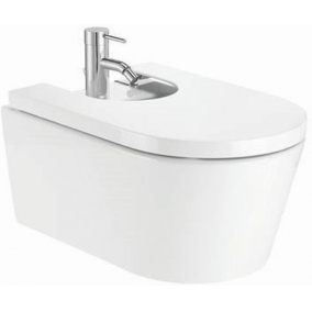 Roca Toilets & Bidets - Inspira Round Wall-Hung Bidet 1TH