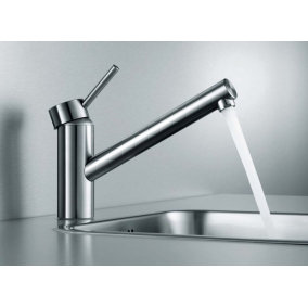 Sterling Taps & Wastes - KWC Inox Single Lever Monobloc With Swivel Spout