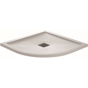 April Shower Trays - Waifer Slate Effect Quadrant Shower Tray 800mm
