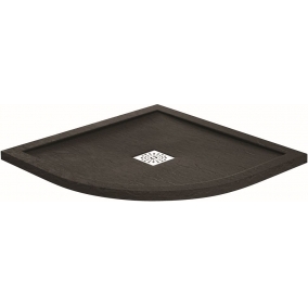 April Shower Trays - Waifer Slate Effect Quadrant Shower Tray 800mm