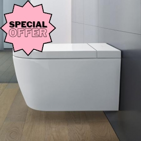 Duravit Toilets & Bidets - Duravit SensoWash Starck F Plus Compact Wall Hung Shower
