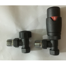 Essential Heating - Angled Thermostatic Radiator Valve Pack