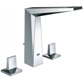 Grohe Taps & Wastes - Allure Brilliant 3-Hole Basin Mixer 1/2'' M-Size