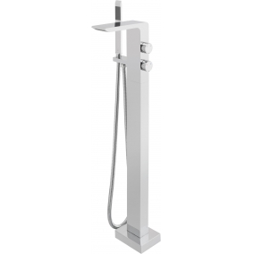 Vado Taps & Wastes - Omika Floor Standing Bath/Shower Mixer With Shower Kit