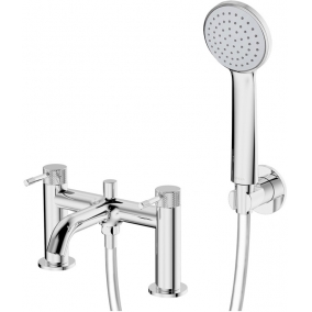 Armera Taps & Wastes - Maze Deck Mounted Bath Shower Mixer With Shower Kit -