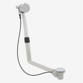 Vado Taps & Wastes - Round Bath Filler Waste With Twist Waste Operation