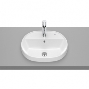 Roca Basins - The Gap Built In Washbasin 550x400x40 1TH Round