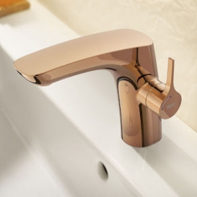 Roca Taps & Wastes - Insignia Medium Height Basin Mixer With Smooth Body