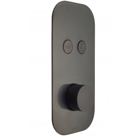 Armera Showers - Maze Index Concealed 2 Outlet Thermostatic Valve - Brushed