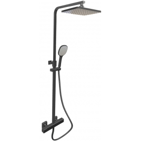Armera Showers - Rio Exposed Square 2 Outlet Thermostatic Valve - Brushed