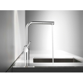 Sterling Taps & Wastes - KWC Livello Single Lever Monobloc With Pull Out Spout