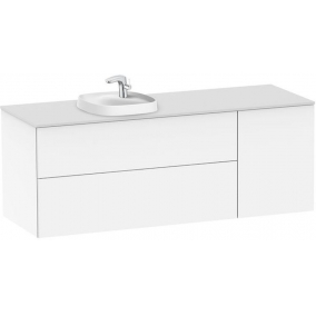 Roca Furniture - Beyond 1400mm 2 Draw & 1 Side Door Unit With Resin Worktop