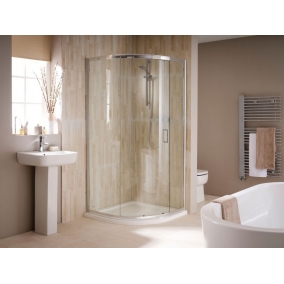 Essential Shower Enclosures - Spring 800mm Quadrant 2 Door