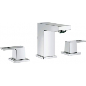 Grohe Taps & Wastes - Eurocube 3-Hole Basin Mixer S-Size