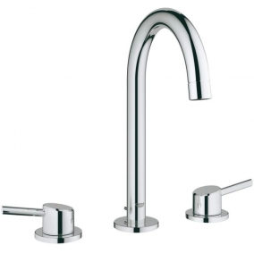 Grohe Taps & Wastes - Concetto 3-Hole Basin Mixer 1/2'' L-Size