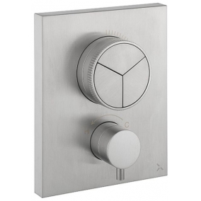 Crosswater Showers - MPRO Crossbox Push 3 Outlet Trim & Levers