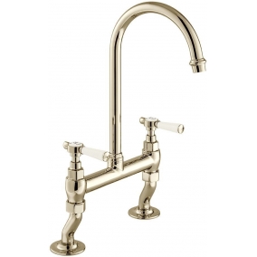 Vado Taps & Wastes - Axbridge Lever Bridge Kitchen Mixer