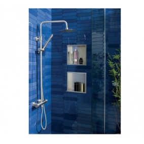 Just Taps Accessories - Inox Inwall Shower Niche 300mm x 300mm