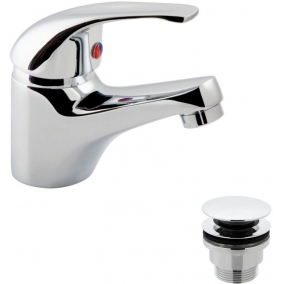Vado Taps & Wastes - Matrix Mono Basin Mixer + Universal Basin Waste