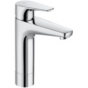Roca Taps & Wastes - Atlas Medium Plus Basin Mixer Smooth Body (1/2'' Tails)