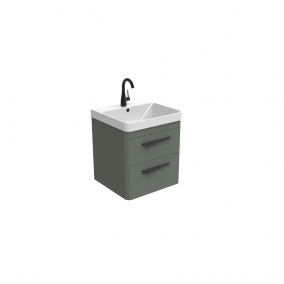 Saneux Furniture - Hyde 50cm 2 Drawer Wall Mounted Unit