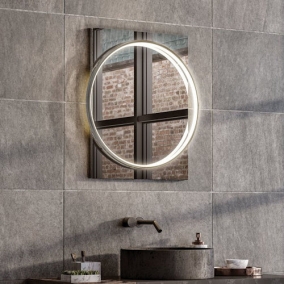 HIB Mirrors & Cabinets - Solas 50 Mirror H70 x W50 x D7.8cm