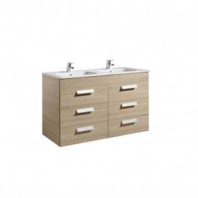 Roca Furniture - Debba Base Unit 1190 x 460mm - 6 Soft-Close Drawers