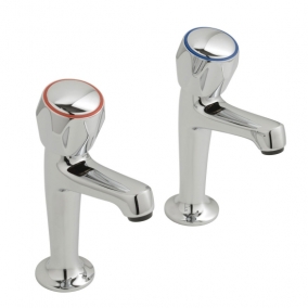 Vado Taps & Wastes - Astra Kitchen Pillar Taps High Neck