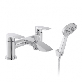 Vado Taps & Wastes - Rowe Deck Mounted Bath Shower Mixer + Shower Kit
