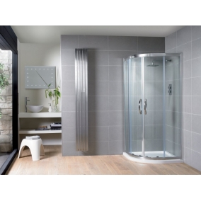 Aquadart Shower Enclosures - Venturi 8 Offset Double Door Quadrant Enclosure 1000 x 800mm