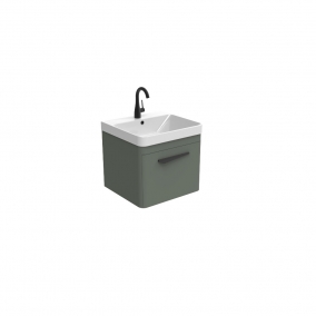 Saneux Furniture - Hyde 50cm 1 Drawer Wall Mounted Unit