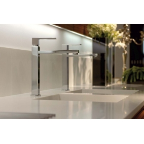Sterling Taps & Wastes - Gessi Rettangolo Monobloc With Swivel Body & Tap Lever