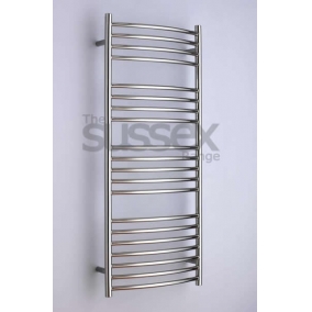 JIS Heating & Towel Warmers - Adur Curved Fronted Towel Rail 1250x520mm