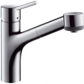 Hansgrohe Taps & Wastes - Talis S Single Lever Sink Mixer With Pullout Spray