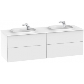 Roca Furniture - Beyond 1600mm 4 Draw Vanity Unit Inc Double Basin Top