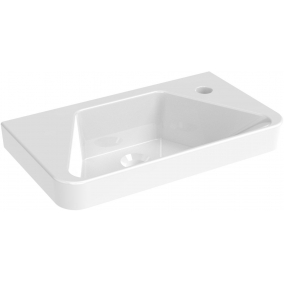 Saneux Basins - Hyde 50 x 28cm Cloakroom Washbasin Right TH