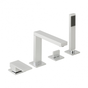 Vado Taps & Wastes - Notion 4 Hole Bath Shower Mixer Single Lever